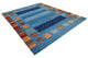 Gabbeh Teppich - Loribaft Indus - 338 x 249 cm - blau