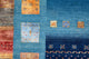 Gabbeh Teppich - Loribaft Indus - 338 x 249 cm - blau