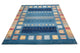 Gabbeh Teppich - Loribaft Indus - 338 x 249 cm - blau