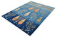 Gabbeh Teppich - Loribaft Indus - 204 x 155 cm - hellblau