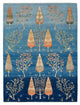 Gabbeh Teppich - Loribaft Indus - 206 x 155 cm - blau
