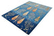 Gabbeh Teppich - Loribaft Indus - 206 x 155 cm - blau