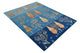 Gabbeh Teppich - Loribaft Indus - 206 x 155 cm - blau