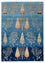 Gabbeh Teppich - Loribaft Indus - 206 x 150 cm - blau