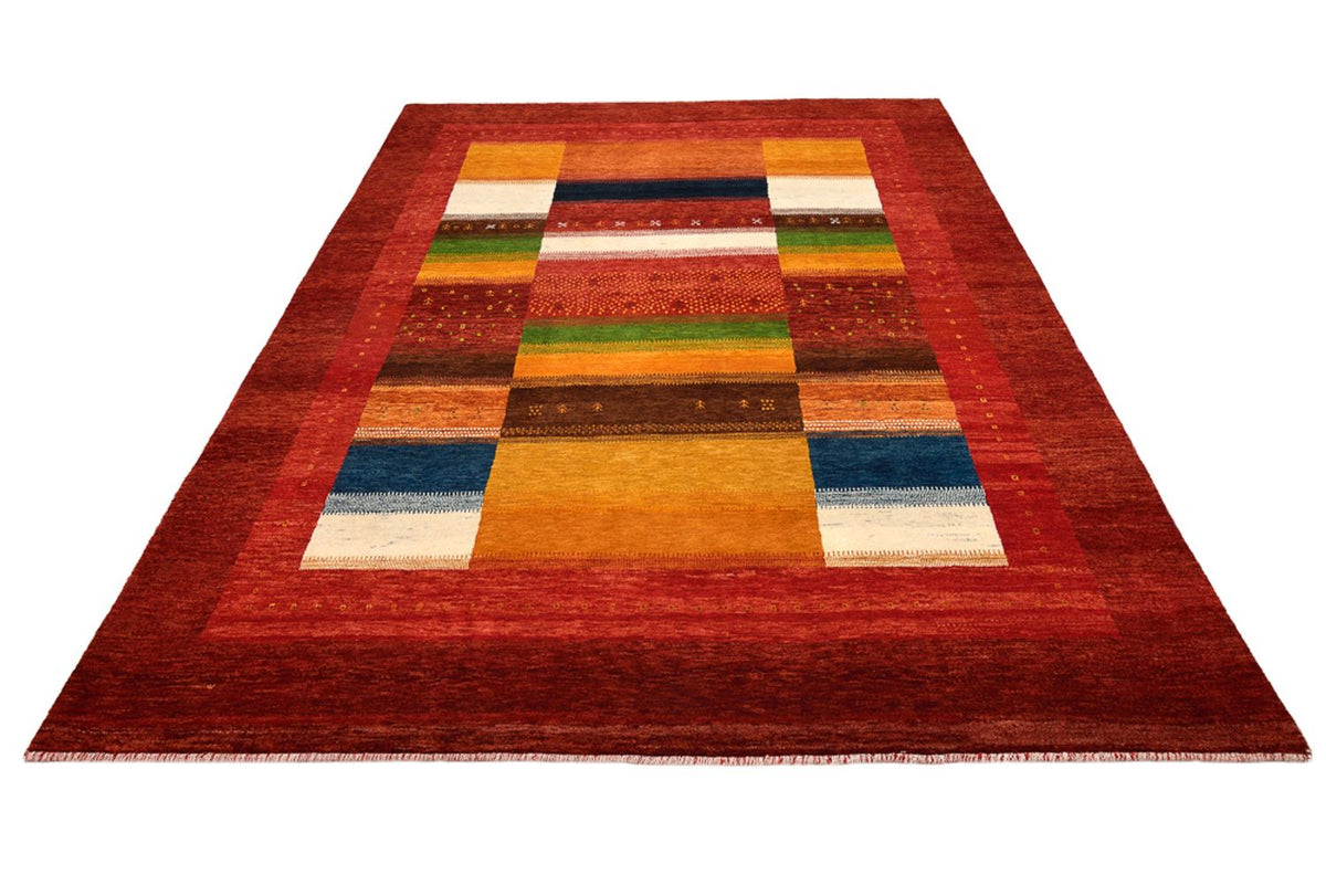 Gabbeh Teppich - Loribaft Indus - 259 x 203 cm - rot