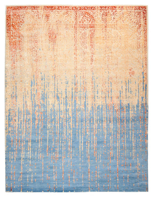 Designer Teppich - 337 x 255 cm - mehrfarbig