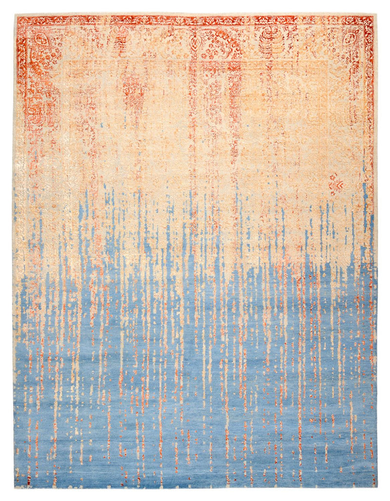 Designer Teppich - 337 x 255 cm - mehrfarbig