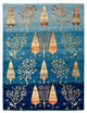 Gabbeh Teppich - Loribaft Indus - 203 x 155 cm - seeblau
