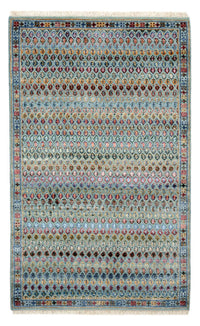 Designer Teppich - 153 x 95 cm - hellblau