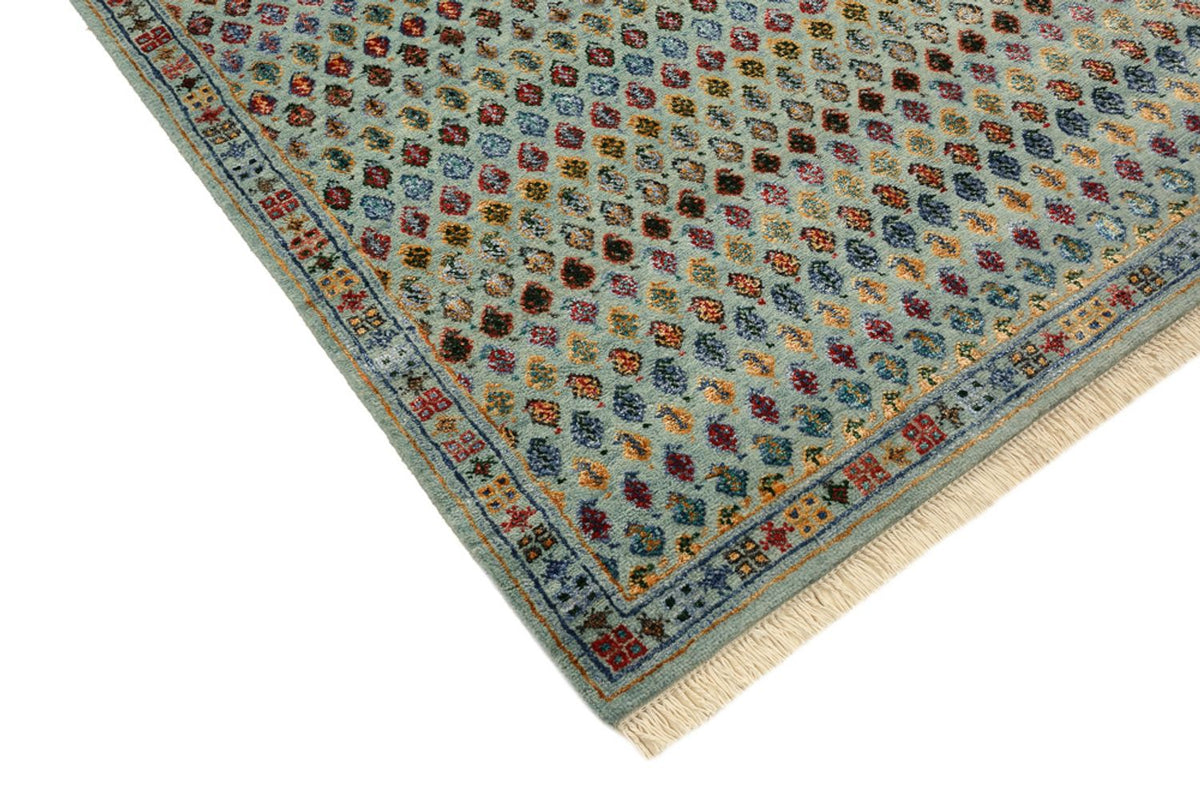 Designer Teppich - 153 x 95 cm - hellblau