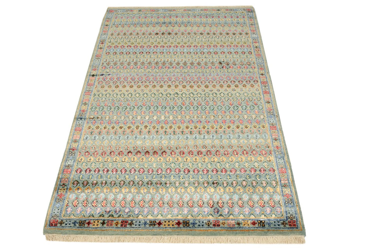 Designer Teppich - 153 x 95 cm - hellblau