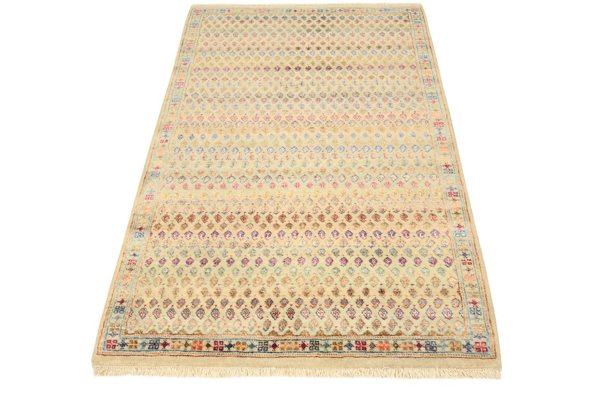 Designer Teppich - 153 x 96 cm - hellbeige