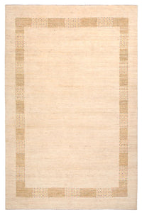 Gabbeh Teppich - Loribaft Indus - 295 x 191 cm - hellbeige