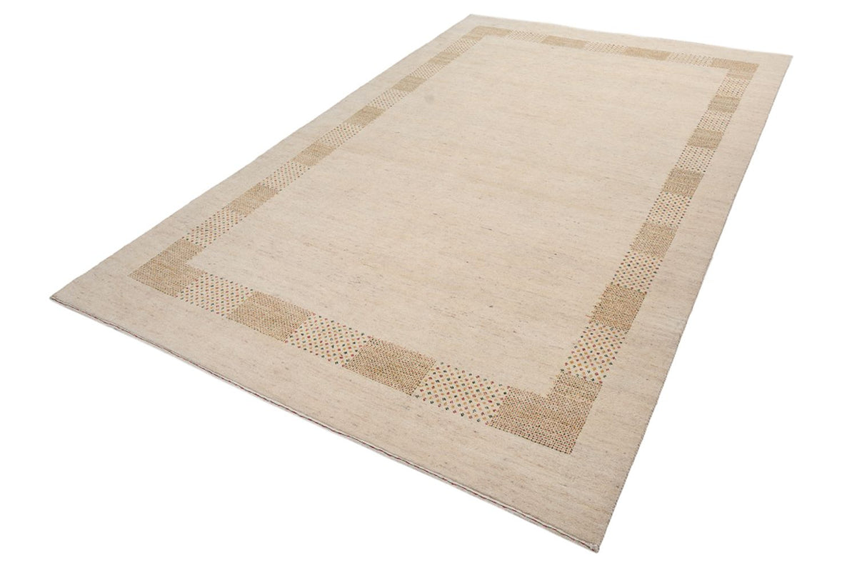 Gabbeh Teppich - Loribaft Indus - 295 x 191 cm - hellbeige