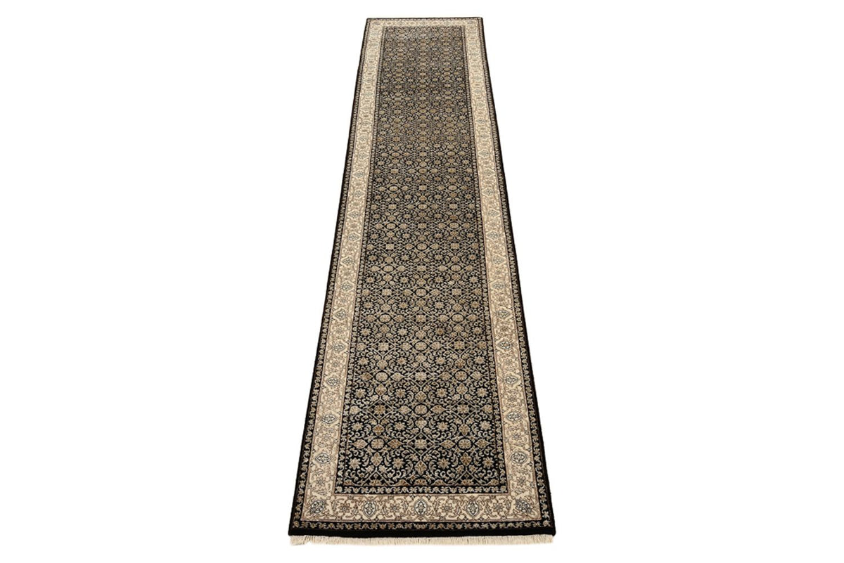 Läufer Orient - Bidjar - Indus - 368 x 83 cm - dunkelbeige
