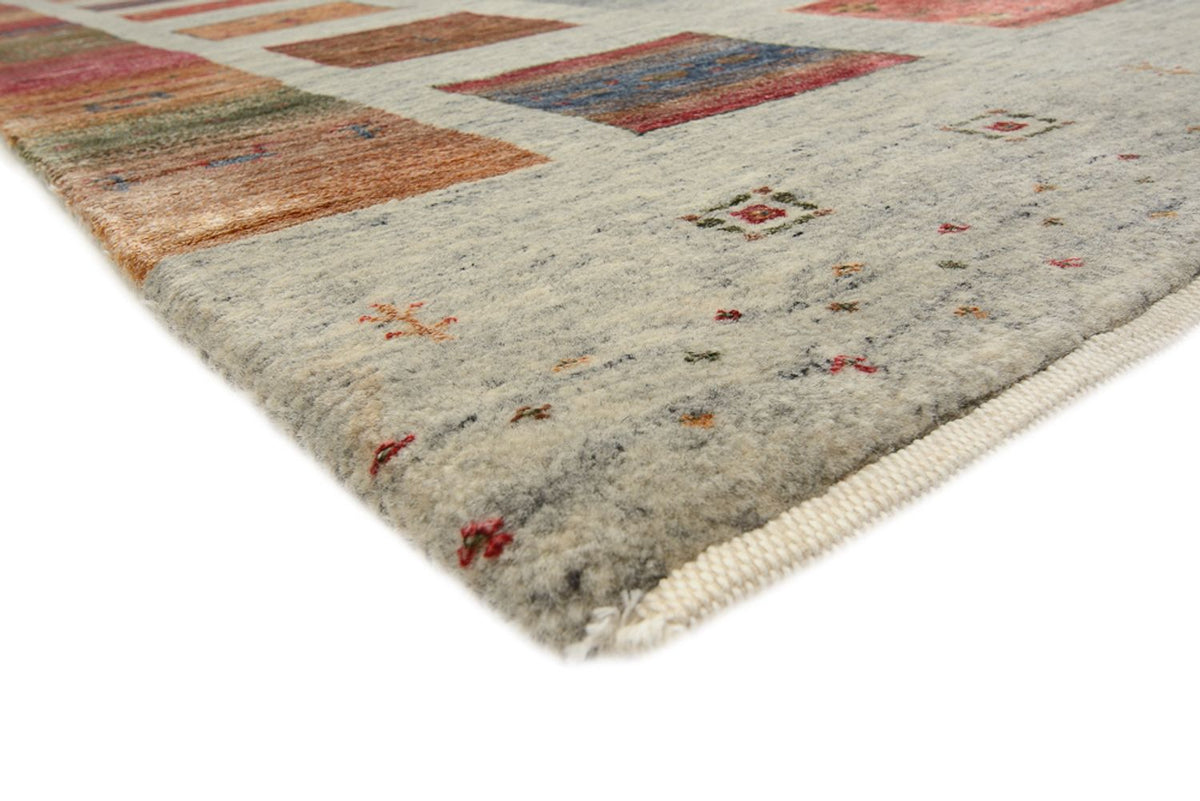 Gabbeh Teppich - Loribaft Indus - 304 x 208 cm - dunkelbeige