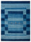 Gabbeh Teppich - Loribaft Indus - 345 x 247 cm - seeblau
