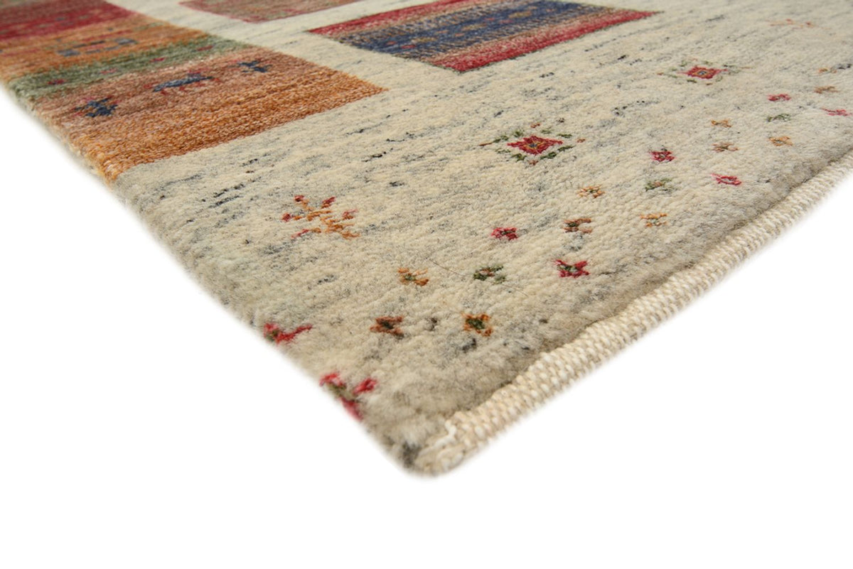 Gabbeh Teppich - Loribaft Indus - 204 x 154 cm - dunkelbeige