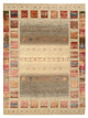 Gabbeh Teppich - Loribaft Indus - 205 x 157 cm - dunkelbeige