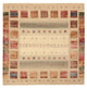 Gabbeh Teppich - Loribaft Indus quadratisch  - 206 x 204 cm - dunkelbeige