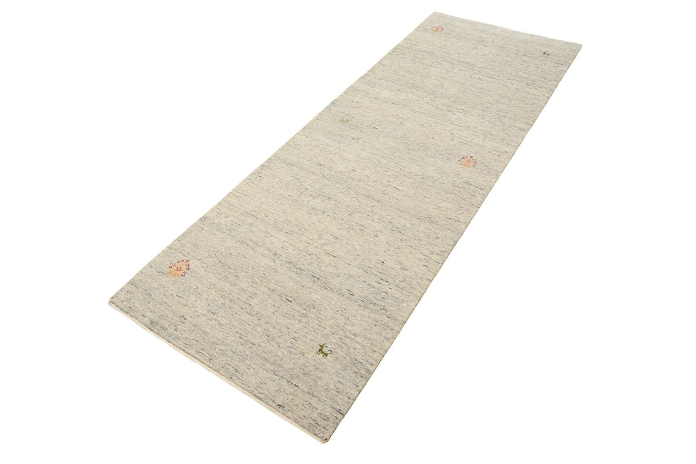Läufer Gabbeh - Loribaft Indus - 238 x 82 cm - dunkelbeige