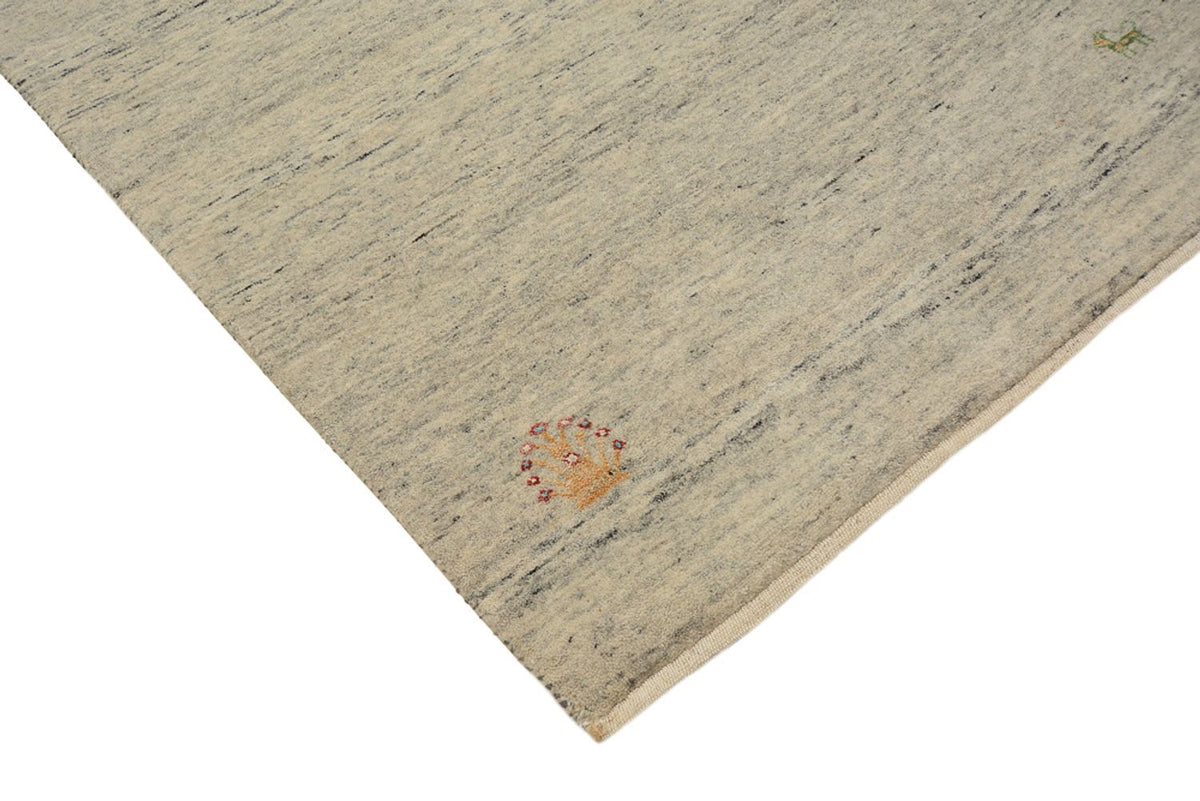 Läufer Gabbeh - Loribaft Indus - 241 x 85 cm - dunkelbeige