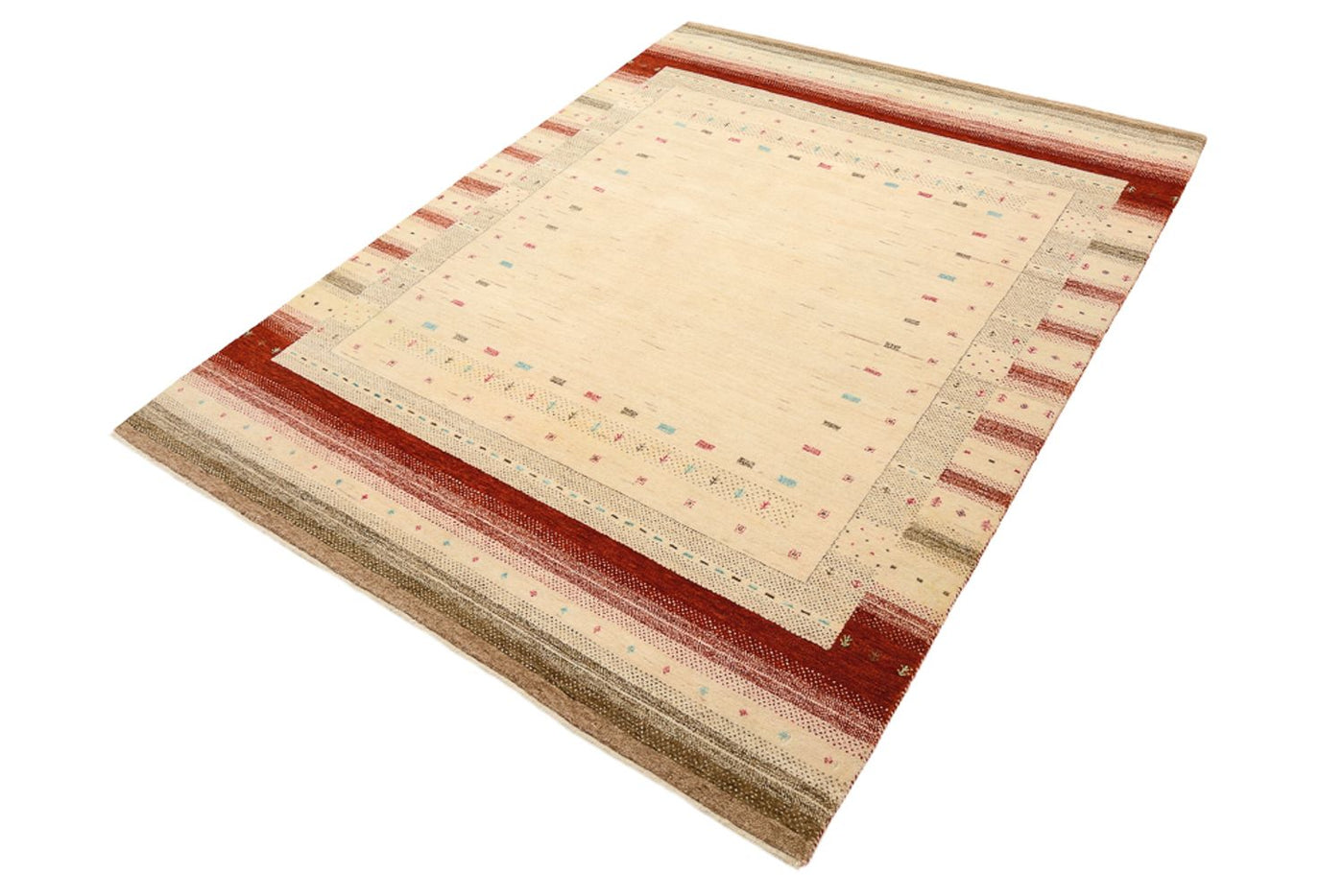 Indo Loribaft Teppich 206x156cm - Wollteppich