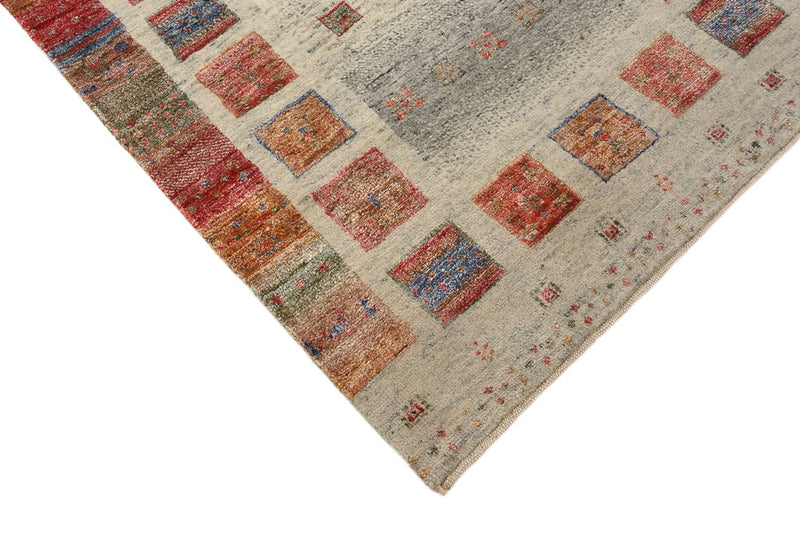 Gabbeh Teppich - Loribaft Indus - 140 x 75 cm - mehrfarbig
