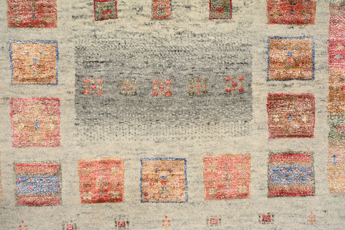 Gabbeh Teppich - Loribaft Indus - 140 x 75 cm - mehrfarbig