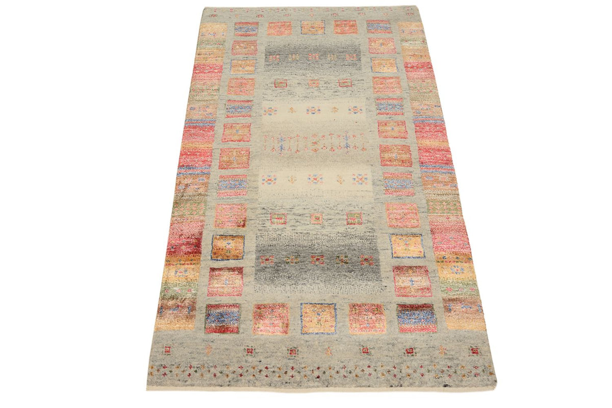 Gabbeh Teppich - Loribaft Indus - 140 x 75 cm - mehrfarbig