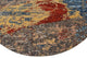 Designer Teppich rund  - 182 x 180 cm - mehrfarbig