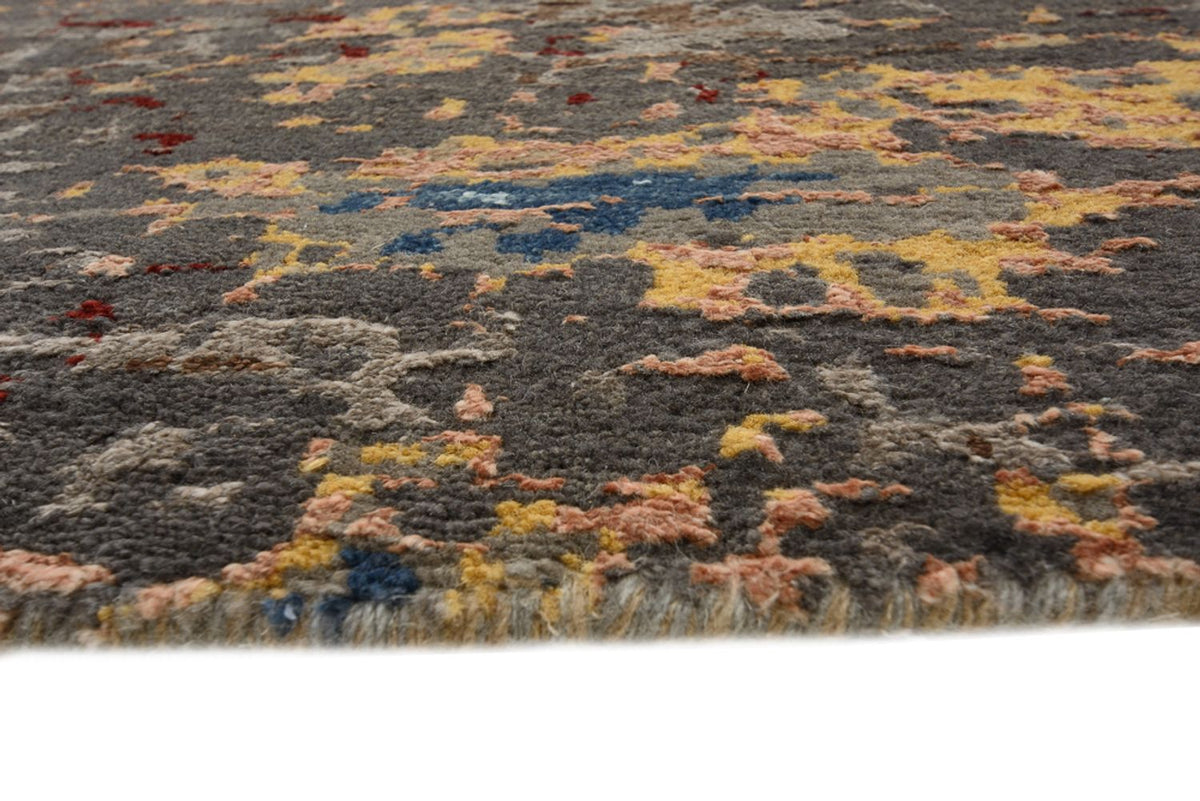 Designer Teppich rund  - 182 x 180 cm - mehrfarbig