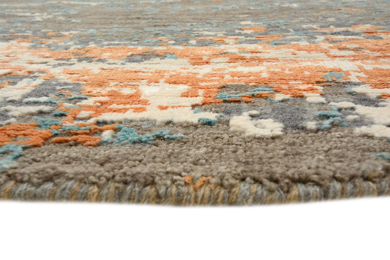 Designer Teppich - 242 x 240 cm - mehrfarbig