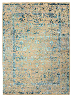 Designer Teppich - 339 x 246 cm - hellbeige