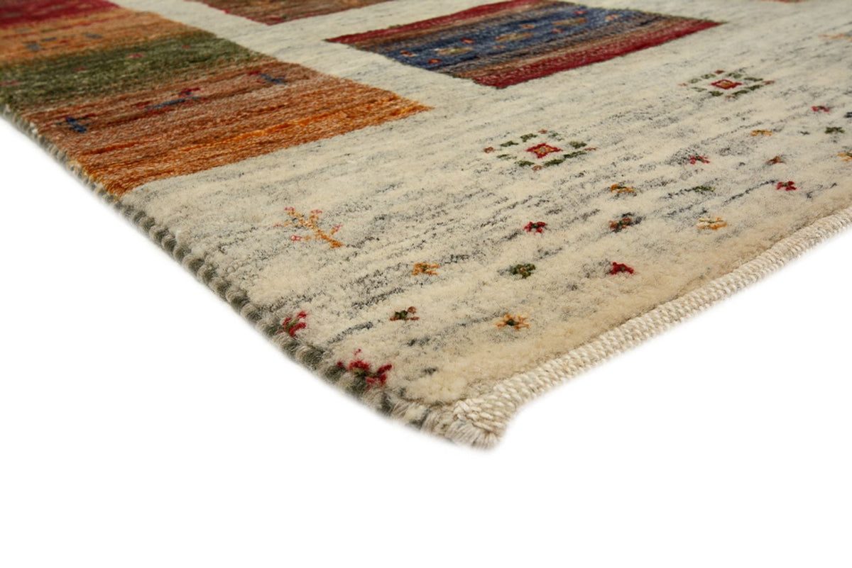 Gabbeh Teppich - Loribaft Indus quadratisch  - 206 x 205 cm - mehrfarbig