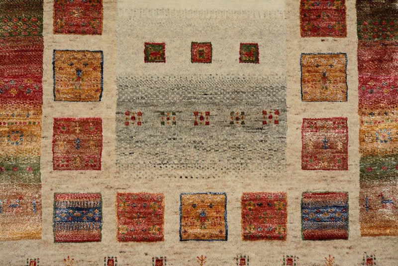 Läufer Gabbeh - Loribaft Indus - 295 x 82 cm - mehrfarbig