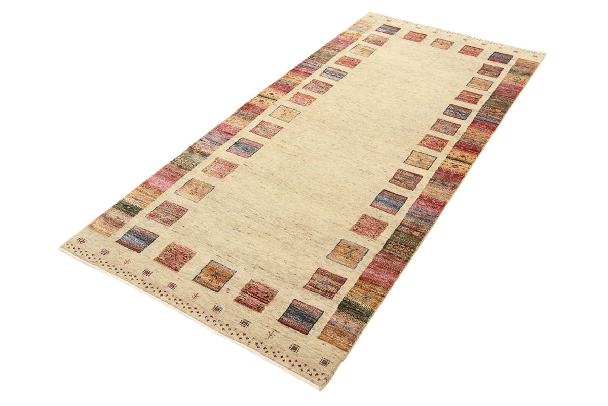 Läufer Gabbeh - Loribaft Indus - 202 x 94 cm - mehrfarbig