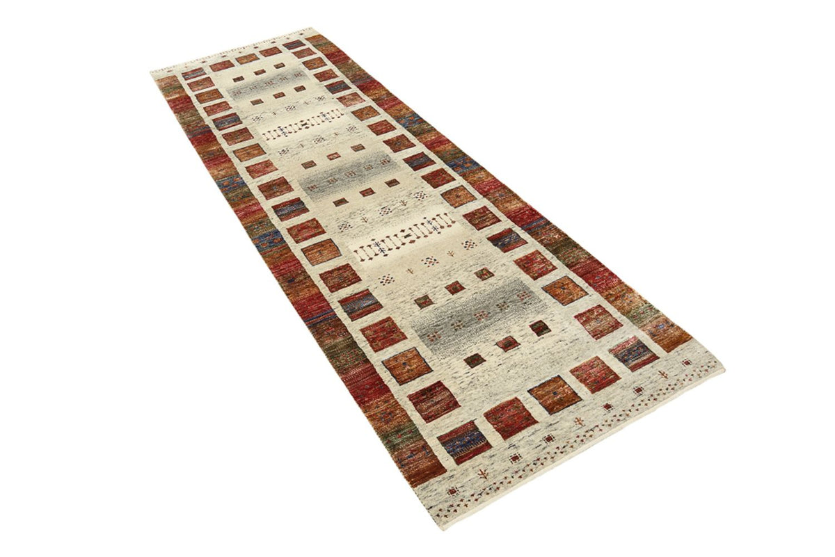 Läufer Gabbeh - Loribaft Indus - 256 x 84 cm - mehrfarbig
