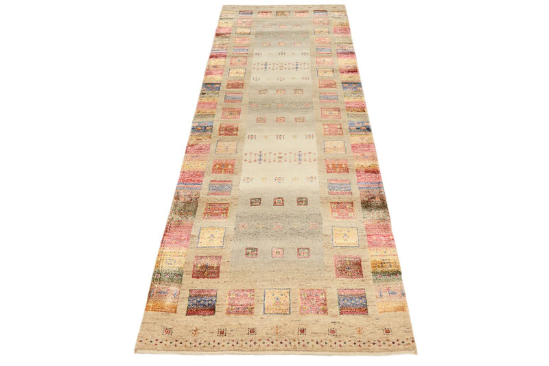 Läufer Gabbeh - Loribaft Indus - 245 x 83 cm - mehrfarbig
