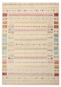 Gabbeh Teppich - Loribaft Indus - 206 x 149 cm - hellbeige