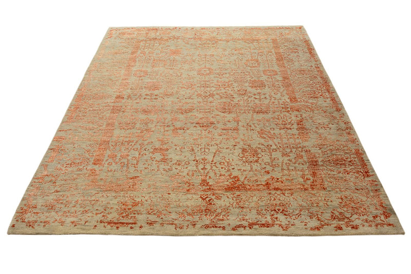 Designer Teppich - 231 x 175 cm - rost
