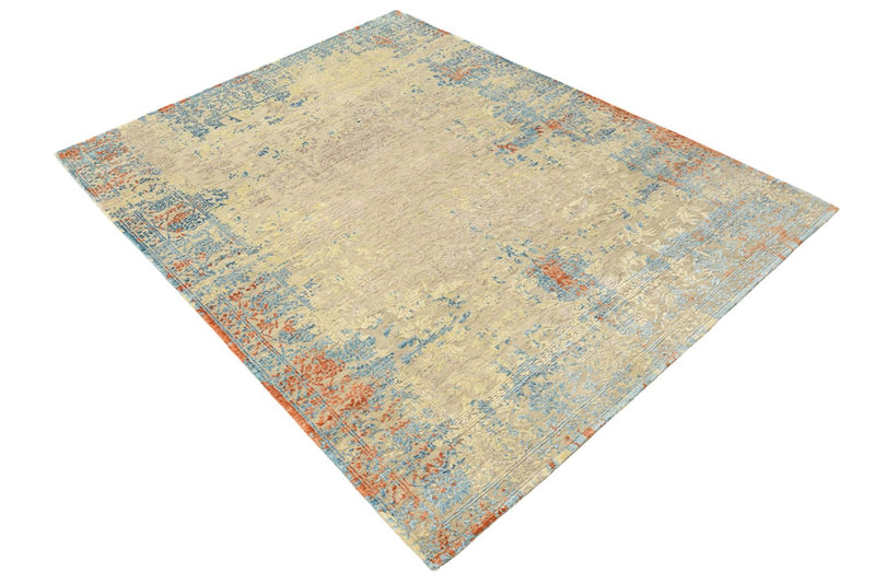 Designer Teppich - 196 x 152 cm - camel