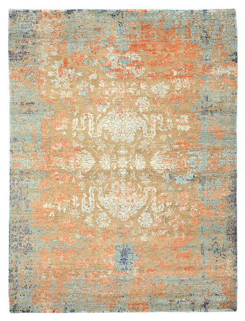 Designer Teppich - 195 x 149 cm - mehrfarbig