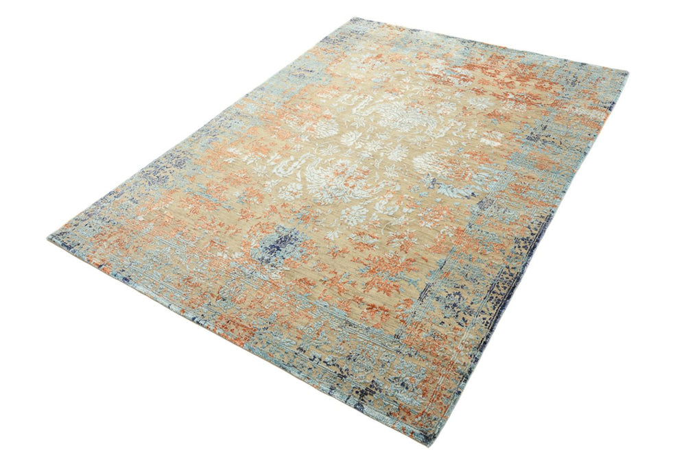 Designer Teppich - 195 x 149 cm - mehrfarbig