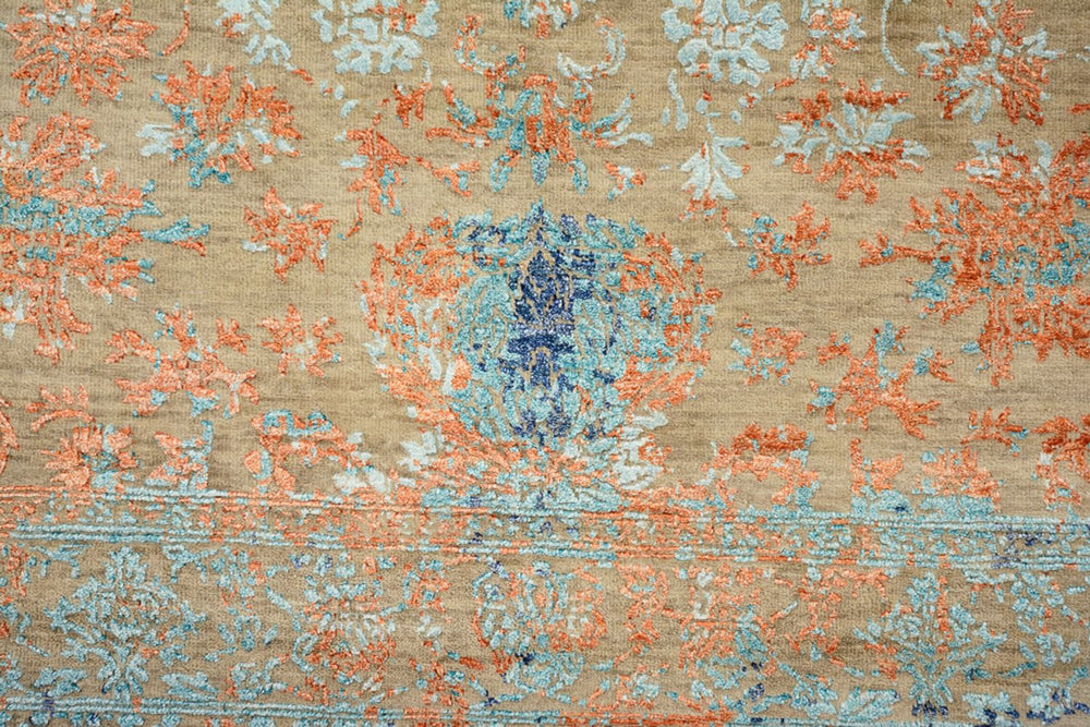 Designer Teppich - 195 x 149 cm - mehrfarbig