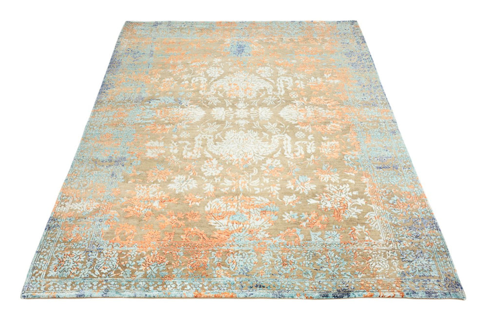 Designer Teppich - 195 x 149 cm - mehrfarbig