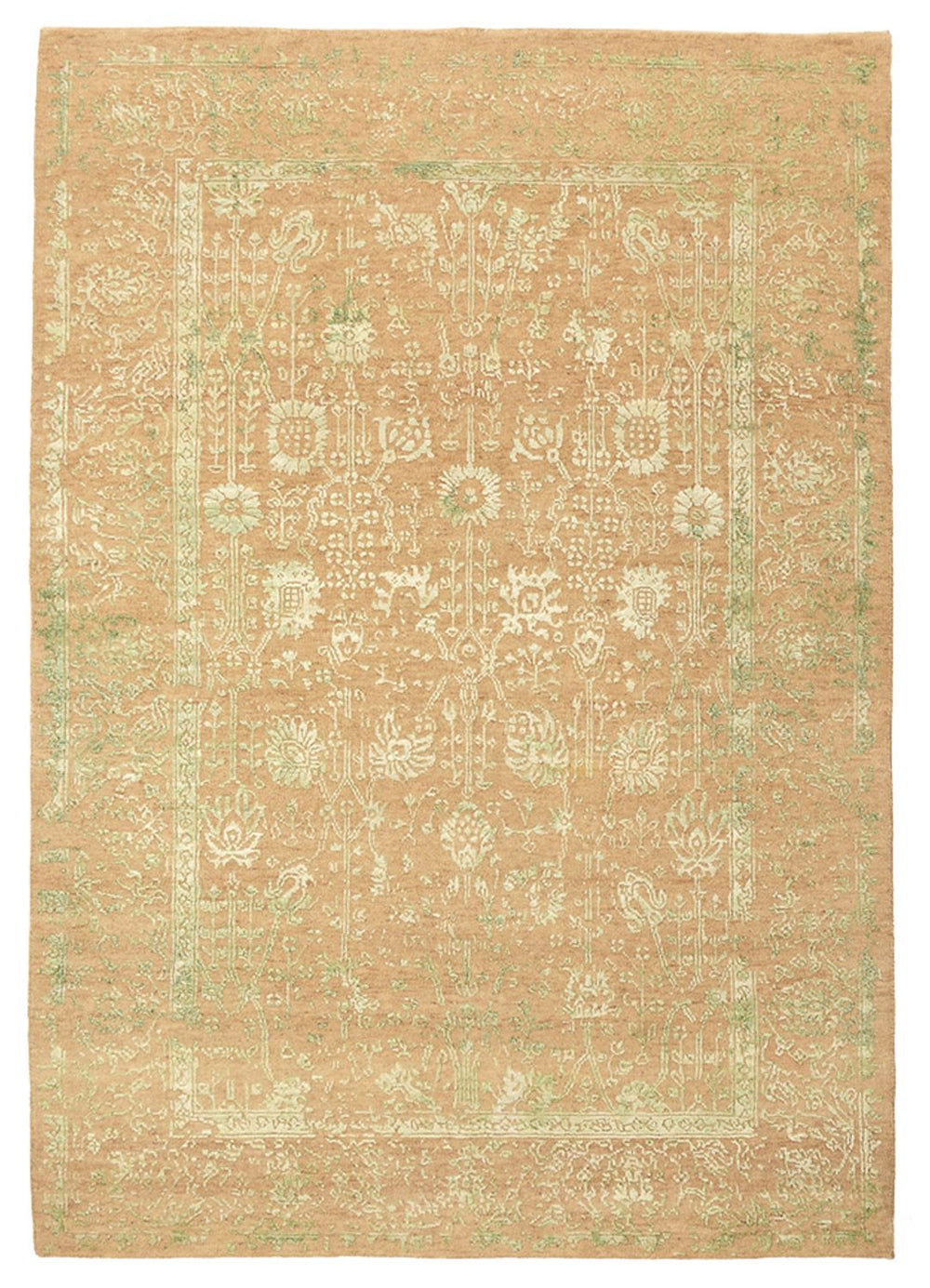 Designer Teppich - 180 x 126 cm - camel