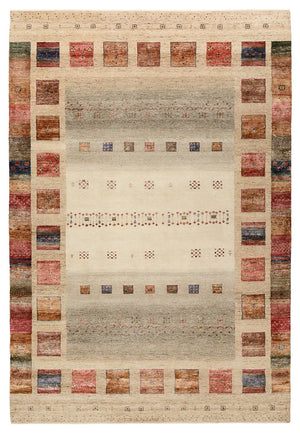 Gabbeh Teppich - Loribaft Indus - 302 x 205 cm - mehrfarbig