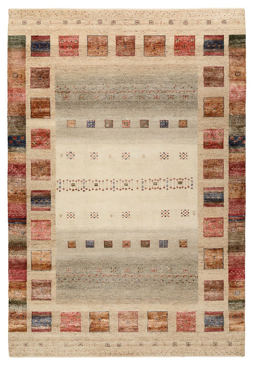 Gabbeh Teppich - Loribaft Indus - 302 x 205 cm - mehrfarbig