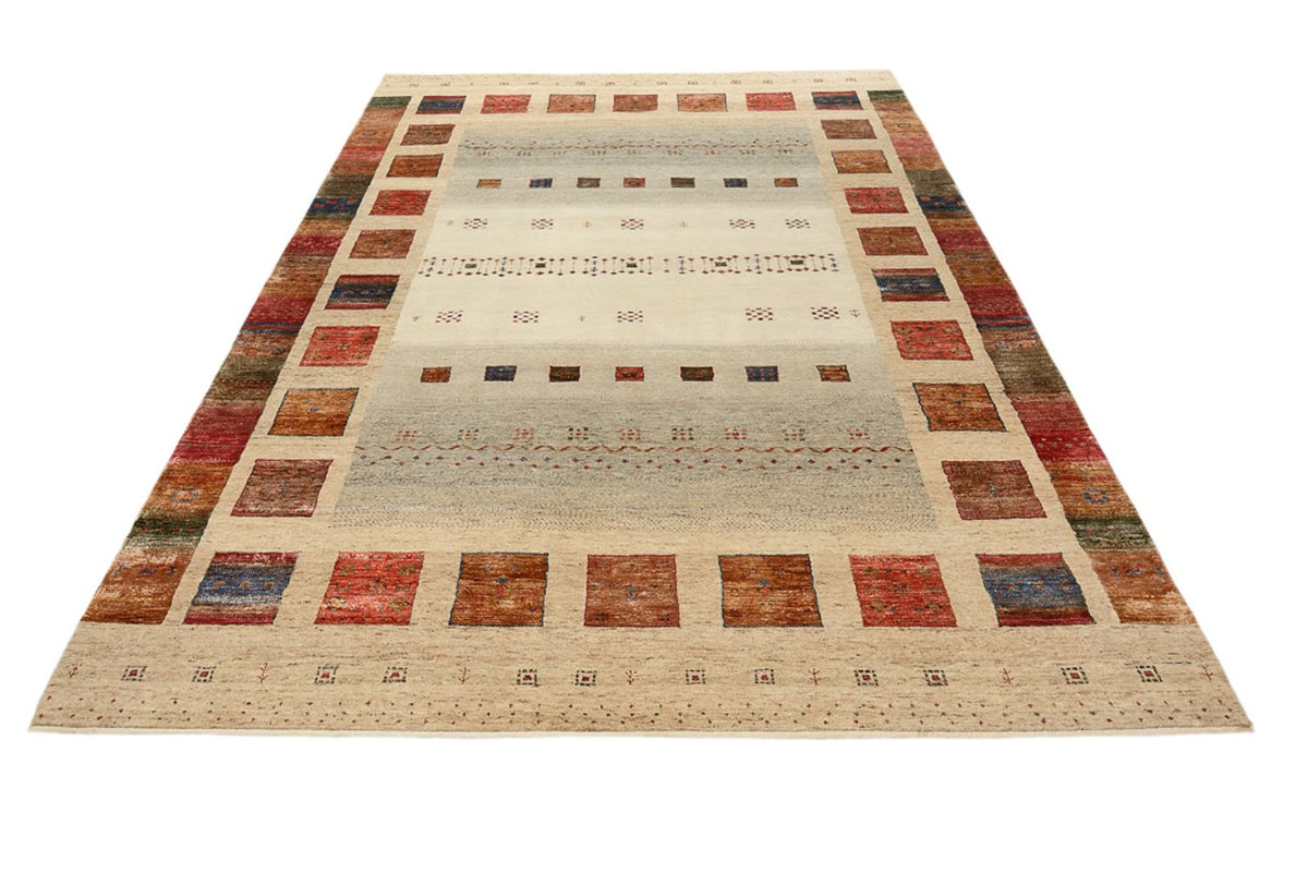 Gabbeh Teppich - Loribaft Indus - 302 x 205 cm - mehrfarbig
